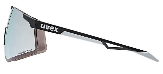 Очки Uvex Pace Perform CV Black Matt/Silver - Фото 5 большая
