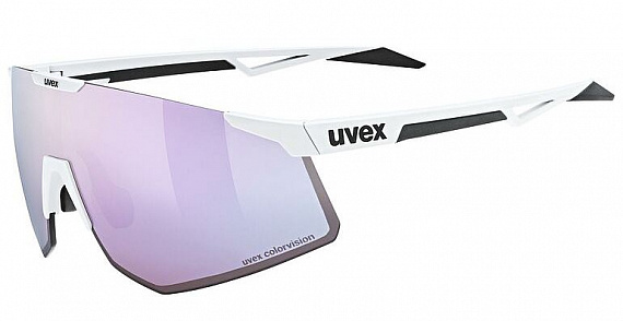 Очки Uvex Pace Perform CV White Matt/Mirror Lavender - Фото 1 большая