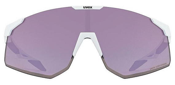 Очки Uvex Pace Perform CV White Matt/Mirror Lavender - Фото 3 большая