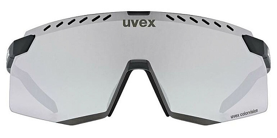 Очки Uvex Pace Stage CV  Black Matt/Mirror Silver - Фото 3 большая