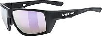 Очки Uvex Mtn Venture CV Black Matt/Mirror Lavender (Pink)