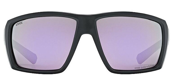 Очки Uvex Mtn Venture CV Black Matt/Mirror Lavender (Pink) - Фото 3 большая