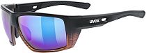 Очки Uvex Mtn Venture CV Black Demi Matt/Mirror Blue