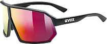 Очки Uvex 237 Black Matt/Mirror Red