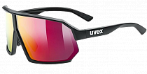 Очки Uvex 237 Black Matt/Mirror Red