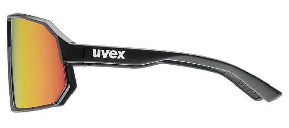 Очки Uvex 237 Black Matt/Mirror Red - Фото 5 большая