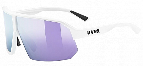 Очки Uvex 237 White Matt/Mirror Lavender - Фото 1 большая