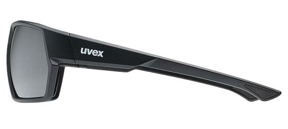 Очки Uvex 238 Black Matt/Mirror Silver - Фото 5 большая