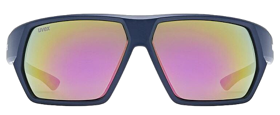 Очки Uvex 238 Deep Space Matt/Mirror Red - Фото 3 большая