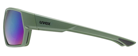 Очки Uvex 238 Moss Matt/Mirror Green - Фото 3 большая