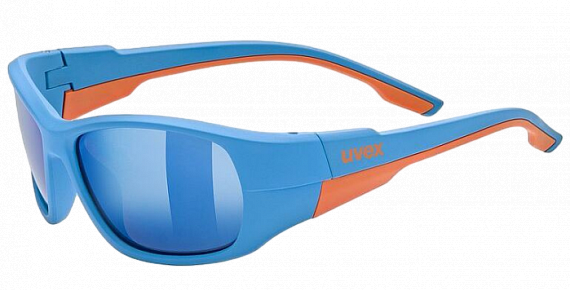 Очки детские Uvex 514 Blue Matt/Mirror Blue - Фото 1 большая