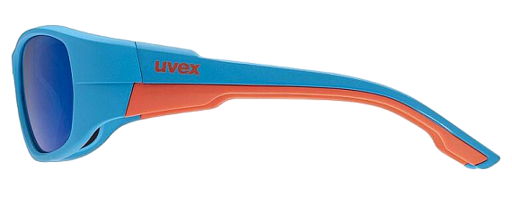 Очки детские Uvex 514 Blue Matt/Mirror Blue - Фото 5 большая