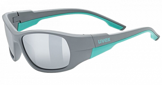 Очки детские Uvex 514 Grey Matt/Mirror Silver - Фото 1 большая