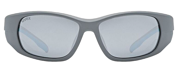 Очки детские Uvex 514 Grey Matt/Mirror Silver - Фото 3 большая