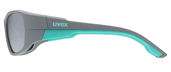 Очки детские Uvex 514 Grey Matt/Mirror Silver - Фото 5 большая