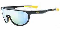 Очки детские Uvex 515 Black Matt/Mirror Yellow