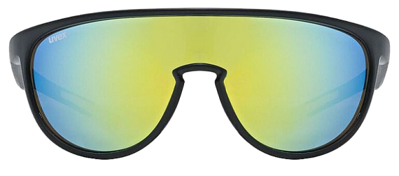 Очки детские Uvex 515 Black Matt/Mirror Yellow - Фото 3 большая
