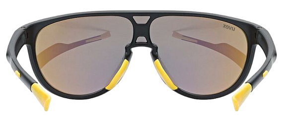 Очки детские Uvex 515 Black Matt/Mirror Yellow - Фото 4 большая