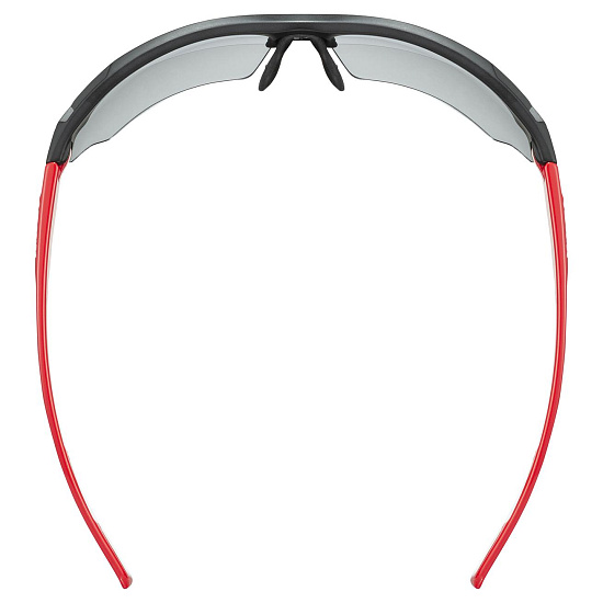 Очки Uvex Sportstyle 802 V Черный/Красный - Фото 2 большая
