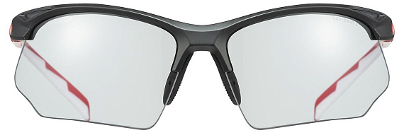 Очки Uvex Sportstyle 802 V Черный/Красный - Фото 3 большая