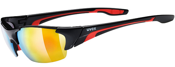 Очки Uvex Blaze III Черный/Красный - Фото 1 большая