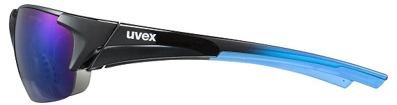Очки Uvex Blaze III Черный/Синий - Фото 5 большая