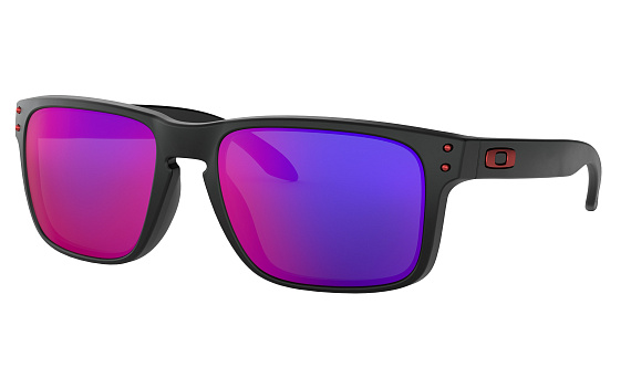 Очки Oakley Holbrook Matte Black/Positive Red Iridium - Фото 1 большая