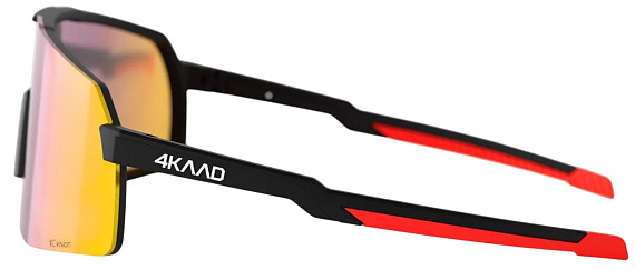 Очки 4KAAD Beat Race Black/Red - Фото 4 большая