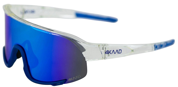 Очки 4KAAD Pulse Race Transparent/Blue - Фото 3 большая