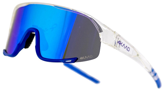 Очки 4KAAD Pulse Race Transparent/Blue - Фото 4 большая