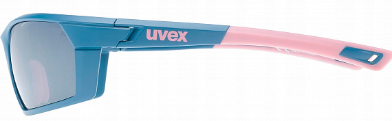 Очки Uvex 225 Голубой/Розовый Матовый - Фото 3 большая