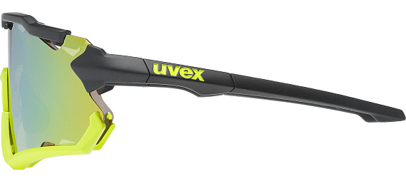 Очки Uvex 228 Черный/Лайм/Желтый - Фото 2 большая