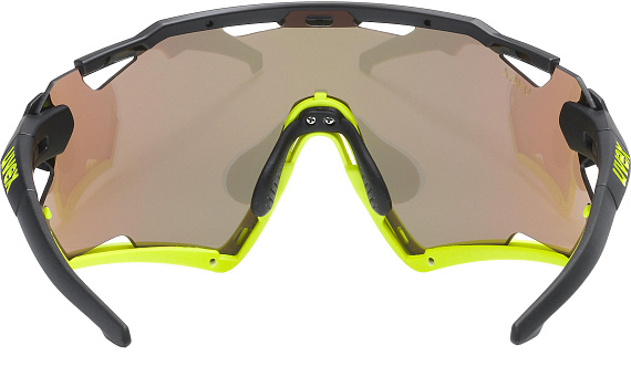 Очки Uvex 228 Черный/Лайм/Желтый - Фото 5 большая