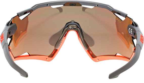 Очки Uvex 228 Серый/Оранжевый Матовый - Фото 5 большая