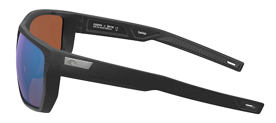 Очки Costa Santiago 580G Net Black/Green Mirror - Фото 3 большая