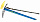 Ледоруб Grivel G Zero с темляком Blue - Фото 1 малая