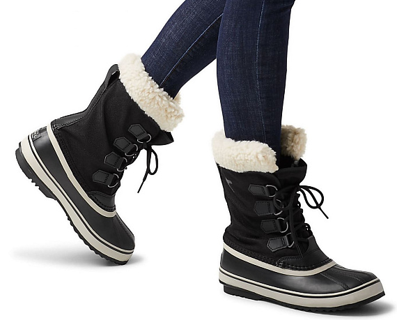 Ботинки женские Sorel Winter Carnival Dtv Black/Stone - Фото 3 большая