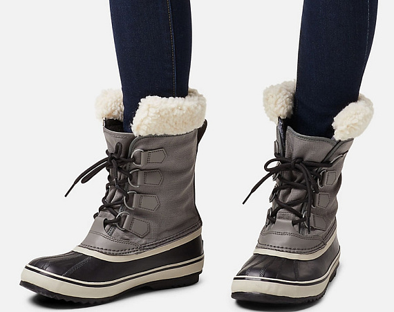 Ботинки женские Sorel Winter Carnival Dtv Quarry/Black - Фото 3 большая