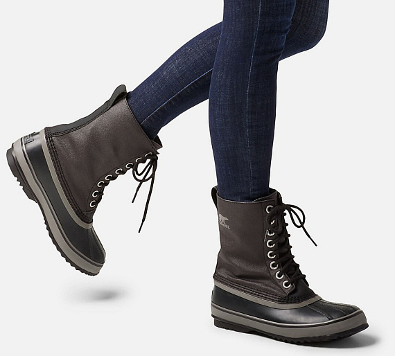 Ботинки женские Sorel 1964 Cvs Black/Quarry - Фото 4 большая