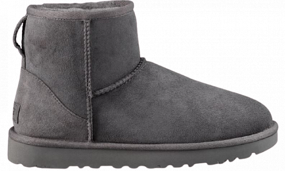 Сапоги женские UGG Classic Mini II Grey - Фото 1 большая