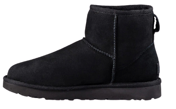 Сапоги женские UGG Classic Mini II Black - Фото 5 большая