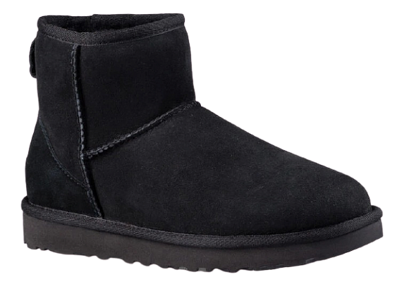 Сапоги женские UGG Classic Mini II Black - Фото 7 большая