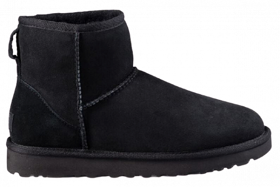 Сапоги женские UGG Classic Mini II Black - Фото 1 большая
