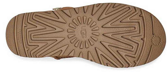 Ботинки женские UGG Bailey Zip Short Chestnut - Фото 2 большая