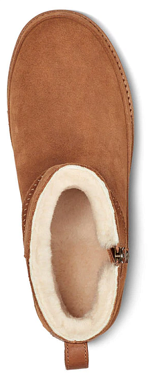 Сапоги женские UGG Classic Zip Mini Chestnut - Фото 3 большая