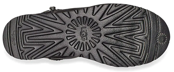 Сапоги женские UGG Classic Zip Mini Black - Фото 2 большая