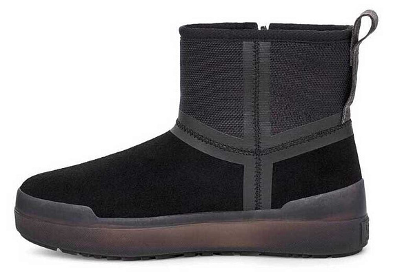 Ботинки женские UGG Classic Tech Mini Black - Фото 4 большая