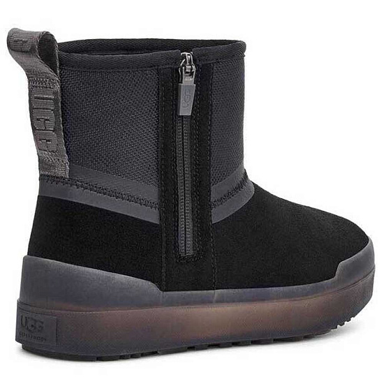 Ботинки женские UGG Classic Tech Mini Black - Фото 5 большая