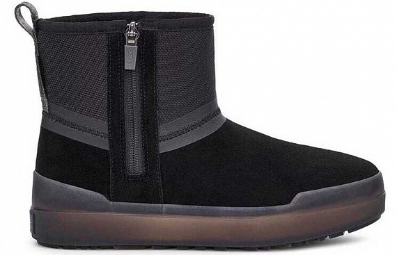 Ботинки женские UGG Classic Tech Mini Black - Фото 1 большая