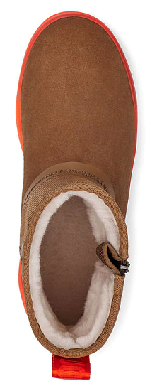 Ботинки женские UGG Classic Tech Mini Chestnut - Фото 3 большая